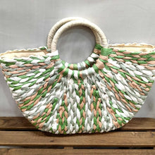 Load image into Gallery viewer, Just East - Straw Bag
