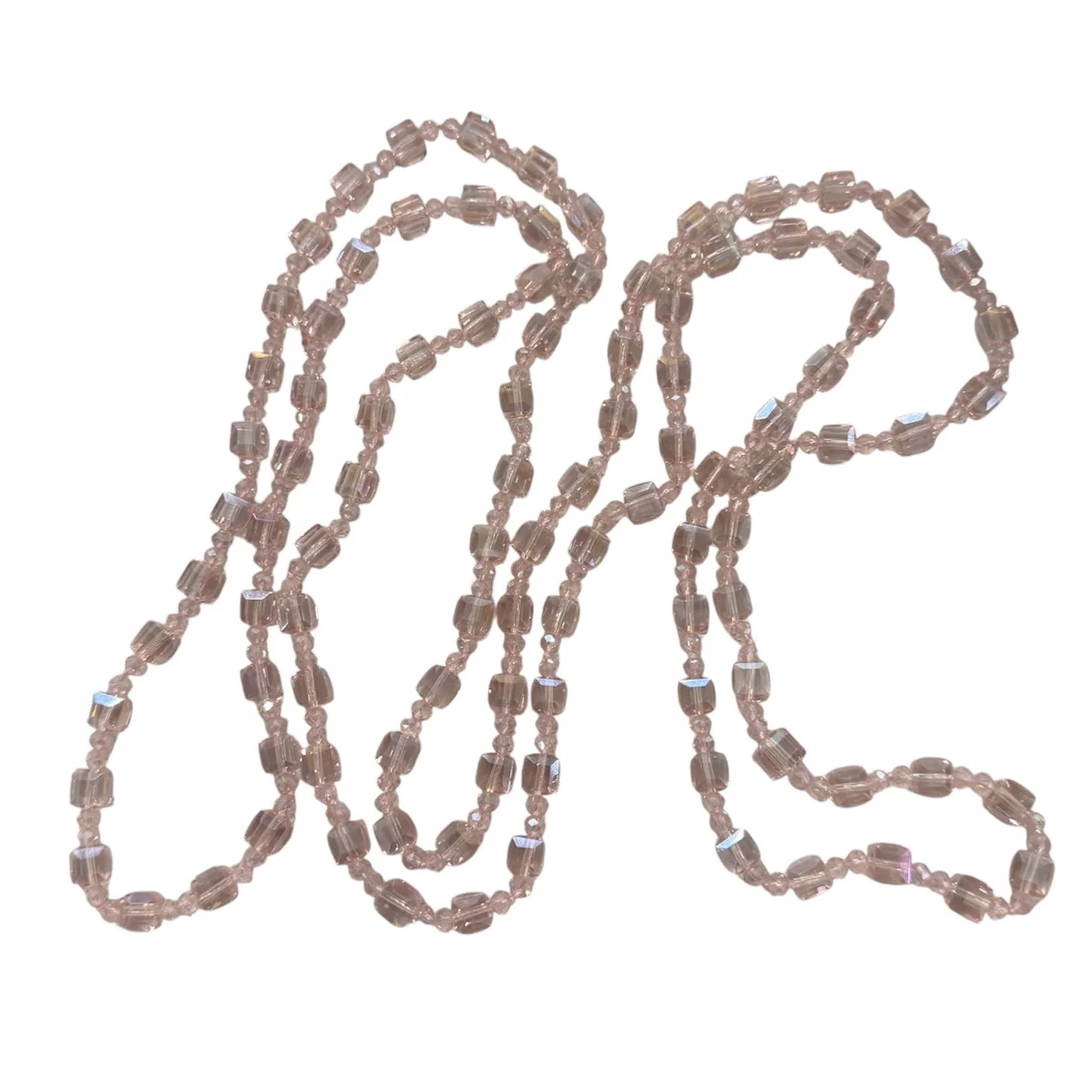 L'ora D'oro - Beaded Long Necklace, Floss