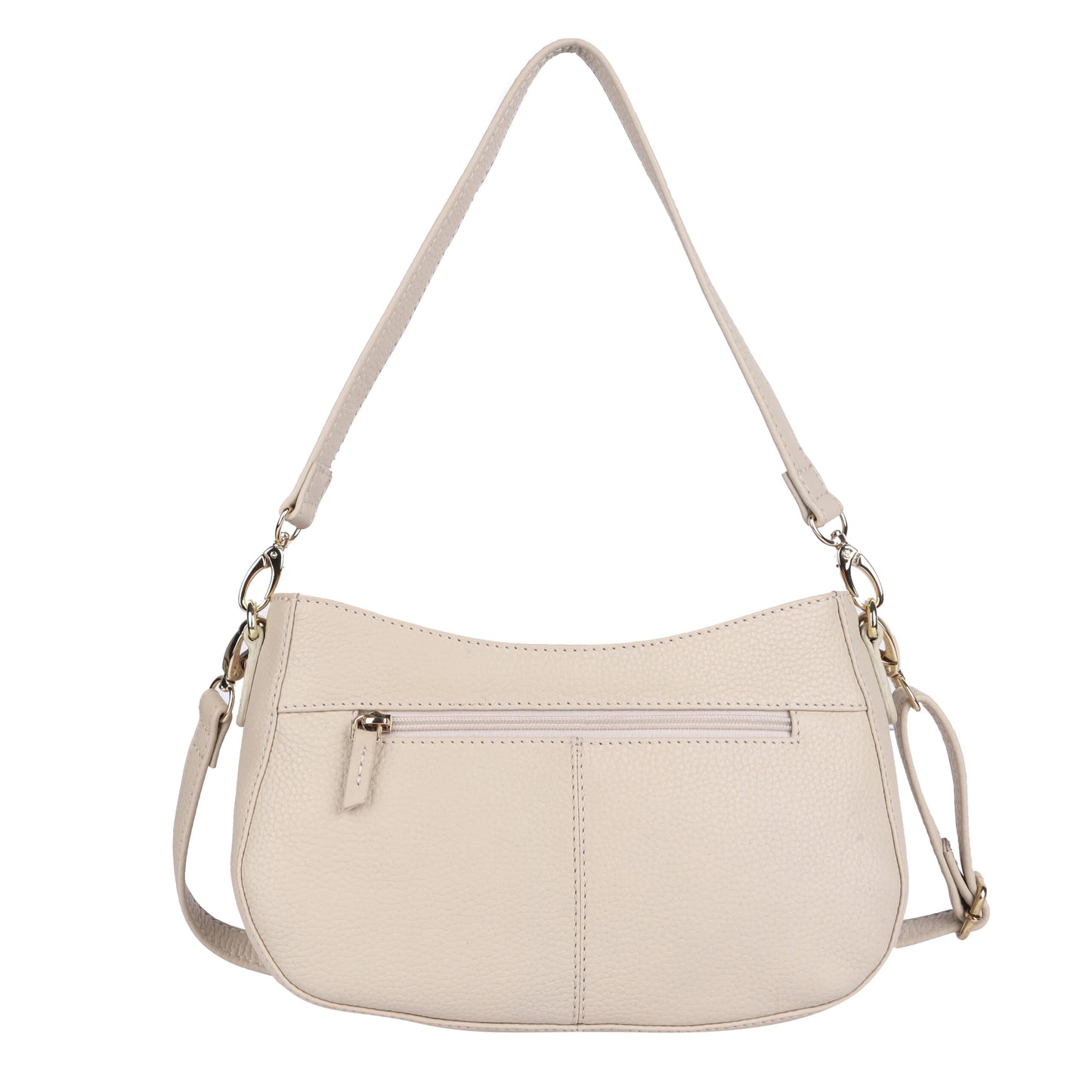 Rugged Hide - Elle Ladies Shoulder Bag Vanilla