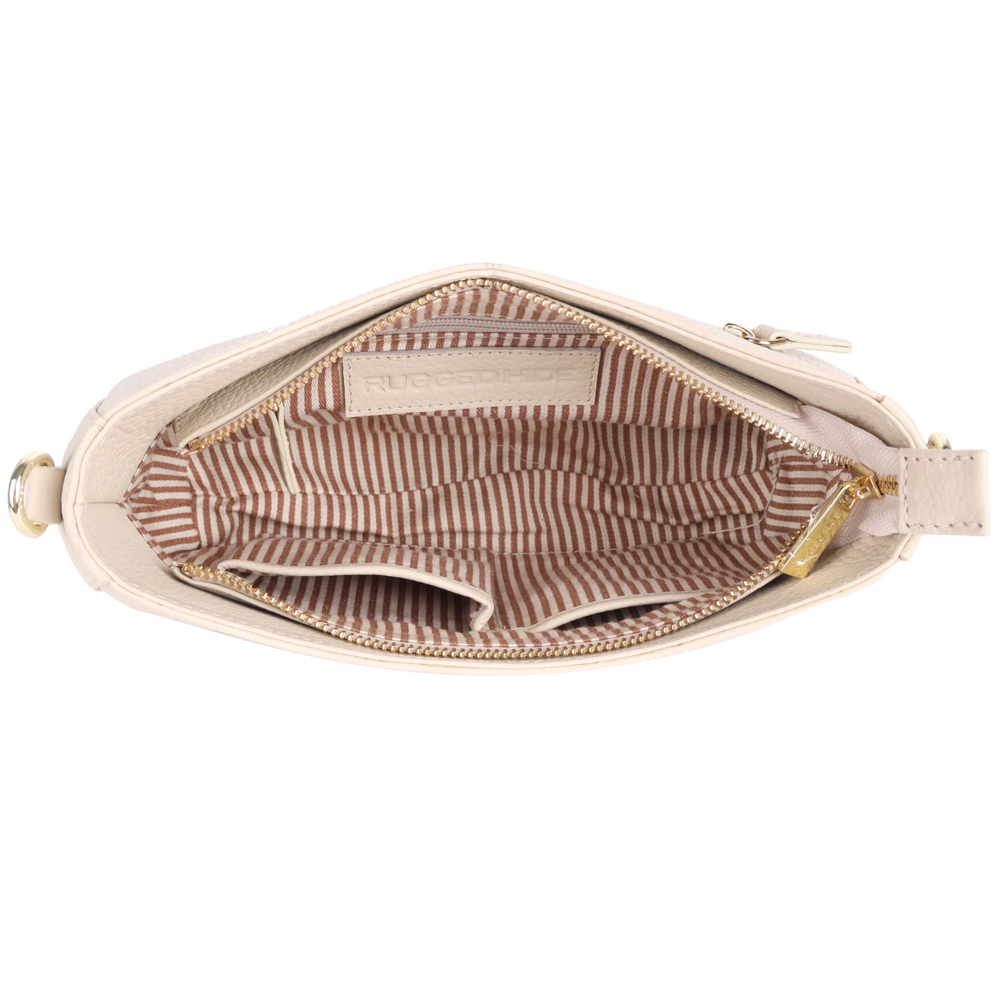 Rugged Hide - Elle Ladies Shoulder Bag Vanilla
