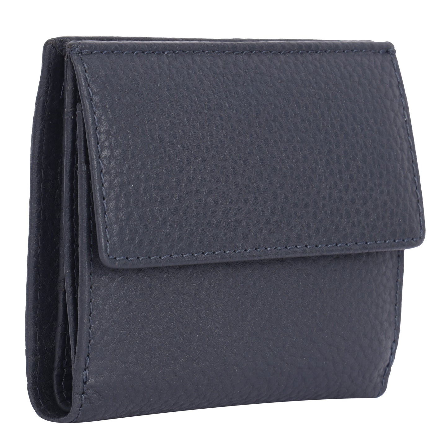 Rugged Hide - Leura Small Wallet Navy, Tan