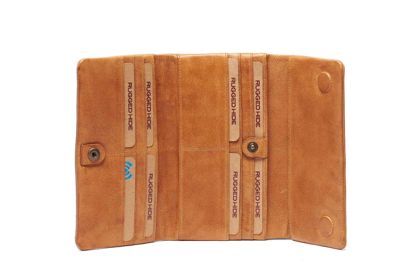 Rugged Hide - ERIN Wallet Tan
