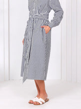 Load image into Gallery viewer, LEONI - Lika Dress - Navy stripes
