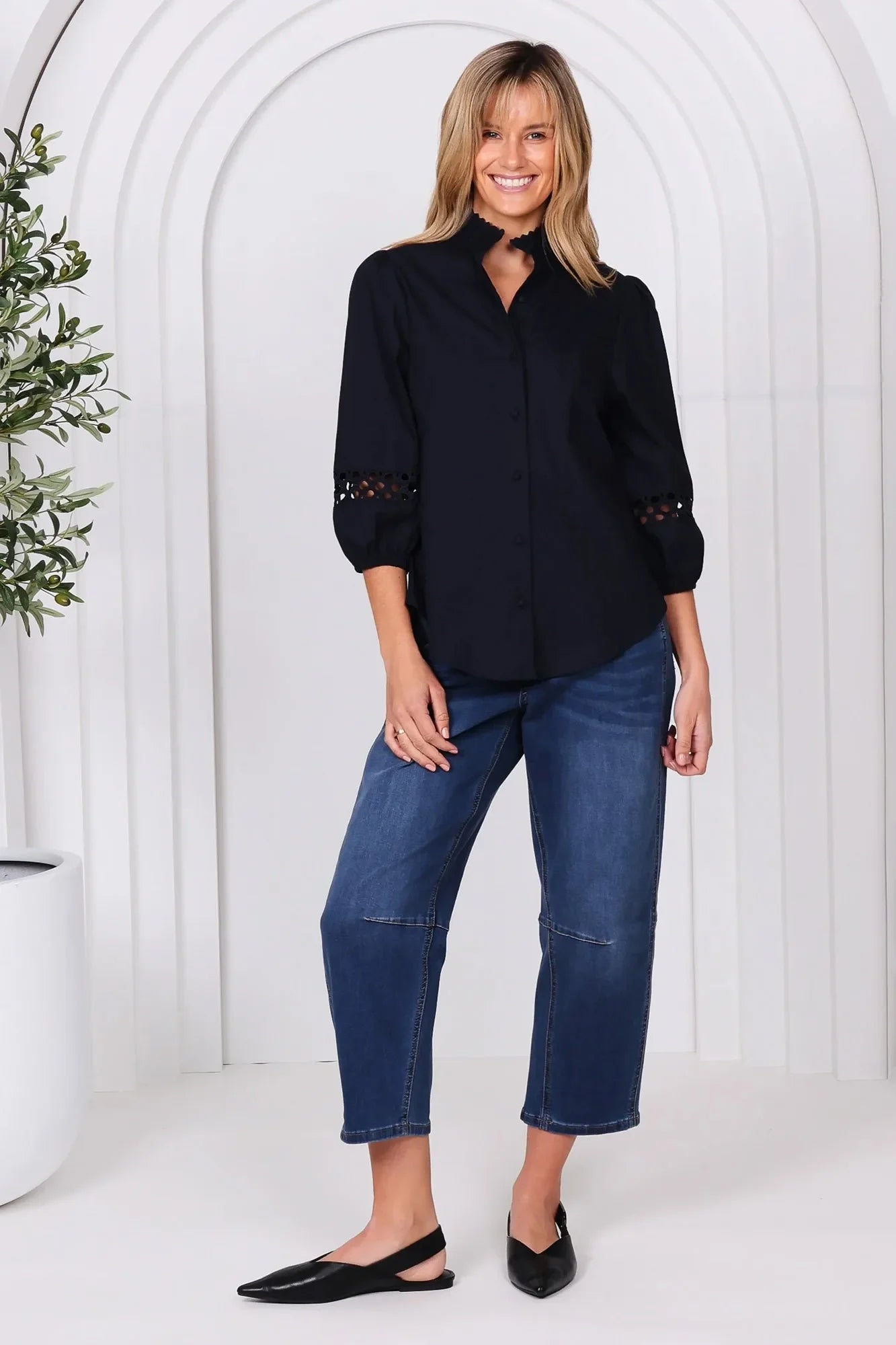 LEONI - Dior Shirt Navy