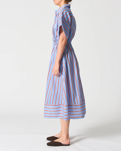 WALNUT - Santiago Dress - Vacay Stripe