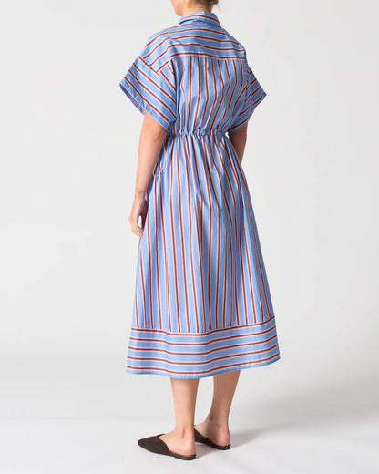 WALNUT - Santiago Dress - Vacay Stripe