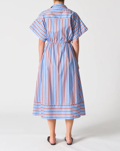 WALNUT - Santiago Dress - Vacay Stripe
