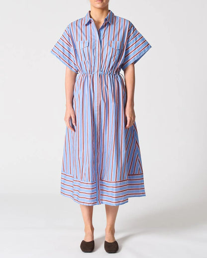 WALNUT - Santiago Dress - Vacay Stripe