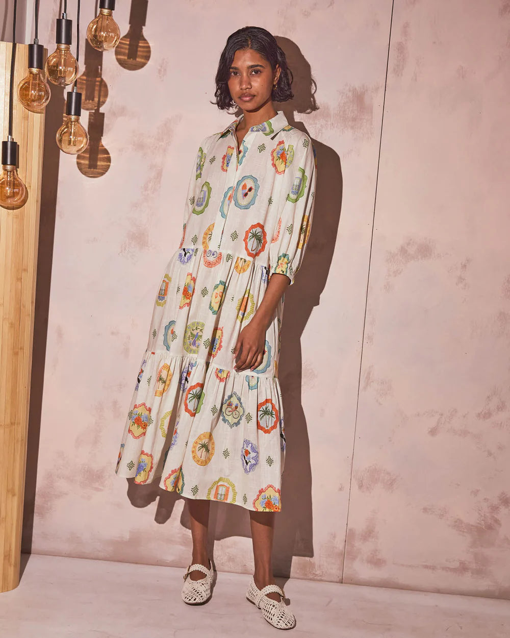 WALNUT - Tuscany Dress - Havana