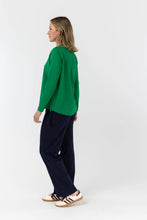 Load image into Gallery viewer, cloth + paper + scissors - Basic Cotton Tee - Jolly Green
