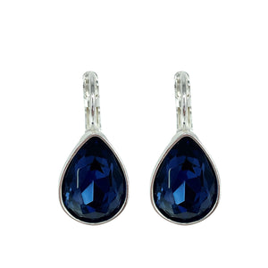 anna nova - XMH-E-NY Tasman Earrings Silver/Navy