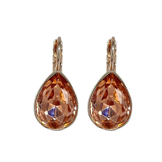 anna nova - XMH-E-PE Tasman Earrings Rose Gold/Peach