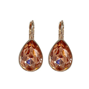 anna nova - XMH-E-PE Tasman Earrings Rose Gold/Peach