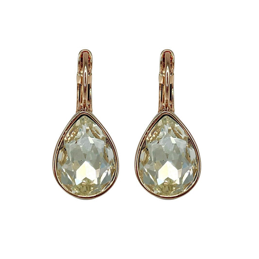 anna nova - XMH-E-WH Tasman Earrings Rose Gold/White