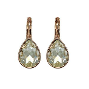 anna nova - XMH-E-WH Tasman Earrings Rose Gold/White