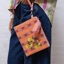 Load image into Gallery viewer, ZODA - Beaded Lemon Purse
