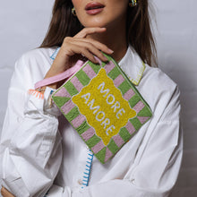 Load image into Gallery viewer, ZODA - Beaded More Amore Purse
