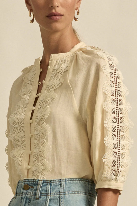 zoe kratzmann - bouquet top sorbet