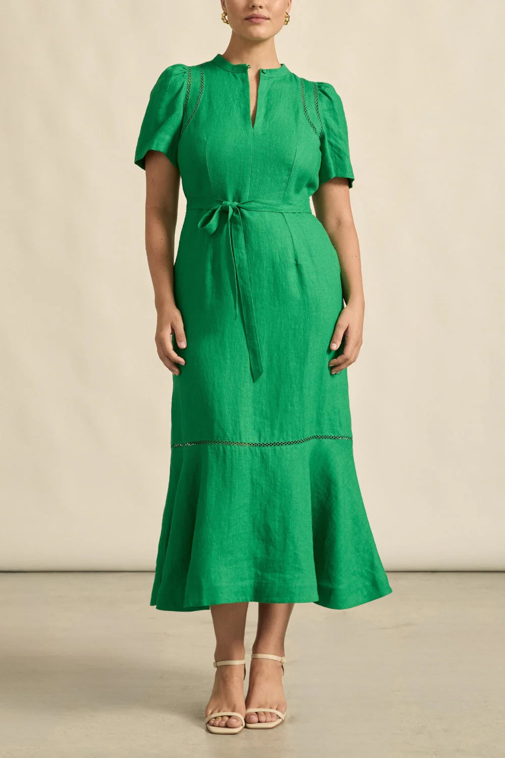 zoe kratzmann - cable dress parrot