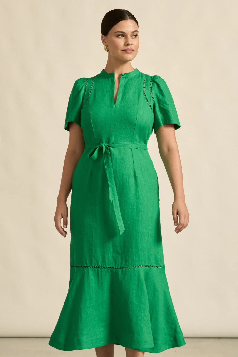zoe kratzmann - cable dress parrot