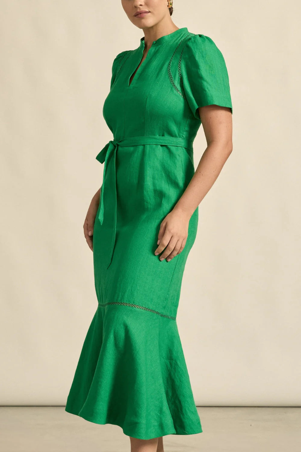 zoe kratzmann - cable dress parrot