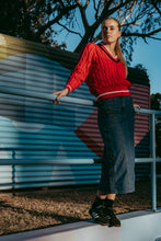Load image into Gallery viewer, cloth+paper+scissors - High Road Denim Skirt
