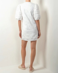 WALNUT -Corfu Lace Dress - White