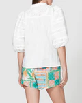 WALNUT - Lille Lace Shirt White
