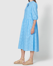 Load image into Gallery viewer, WALNUT - Paris Lace Dress - Cornflower

