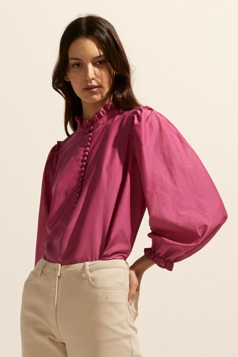 zoe kratzmann - context top - magenta