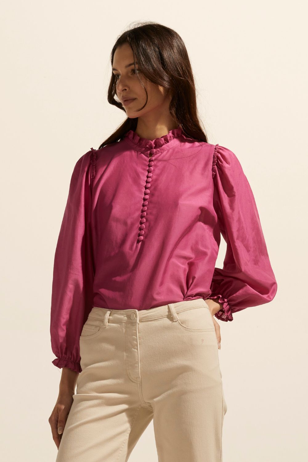 zoe kratzmann - context top - magenta