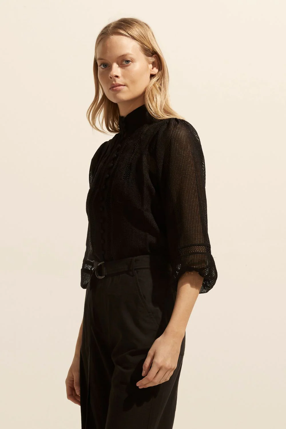 zoe kratzmann - focus top Black