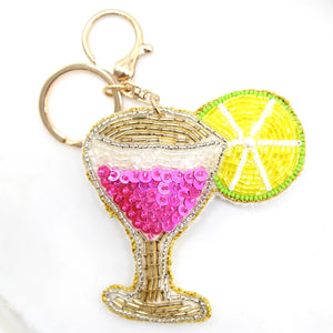 anna nova - Beaded cocktail keyring