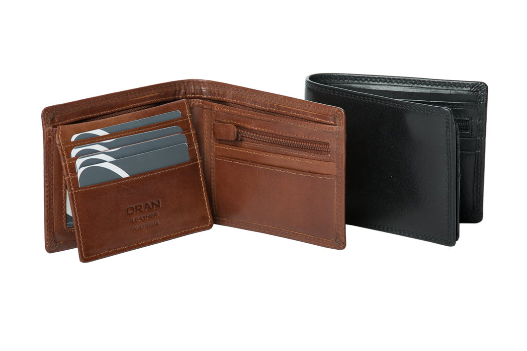 Rugged Hide - LAGOS Mens Wallet Cognac