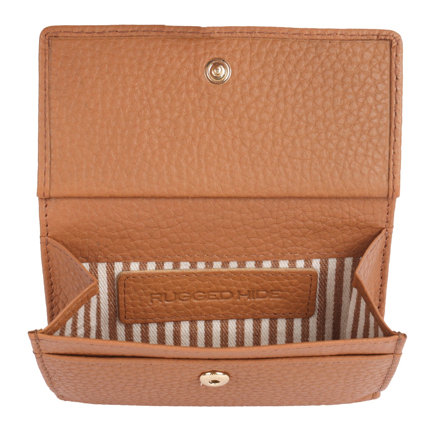 Rugged Hide - Leura Small Wallet Navy, Tan