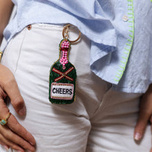 Load image into Gallery viewer, ZODA - Beaded Keychain Martini Drink
