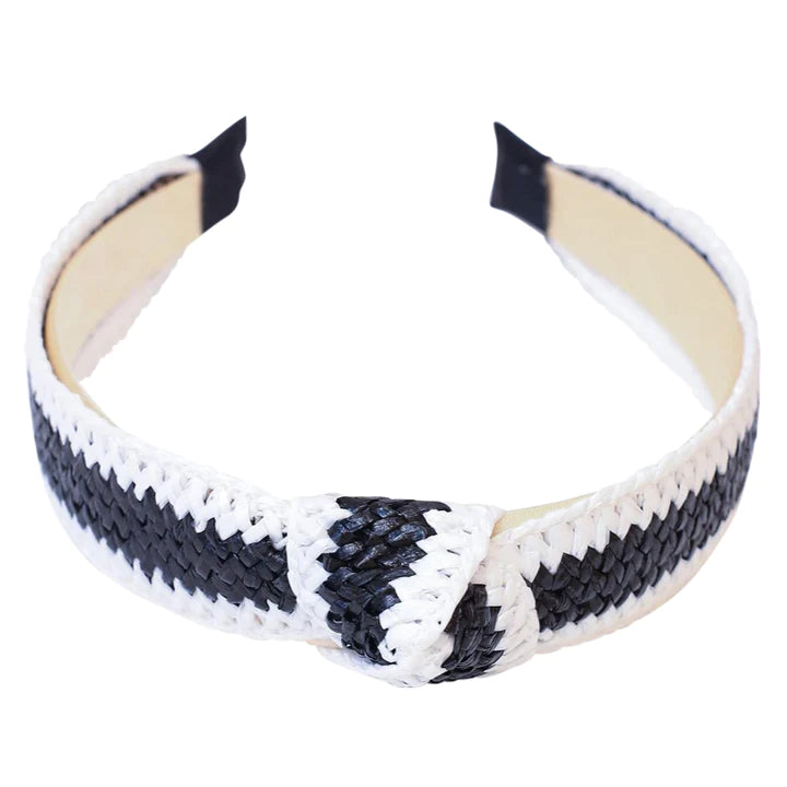 Sunny Hazel x HUNTED Colette Raffia Knot Headband
