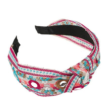 Load image into Gallery viewer, Sunny Hazel x HUNTED Dorothy Blue / Pink Knot Headband
