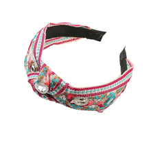 Load image into Gallery viewer, Sunny Hazel x HUNTED Dorothy Blue / Pink Knot Headband
