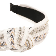 Load image into Gallery viewer, Sunny Hazel x HUNTED Charlotte White Knot Headband
