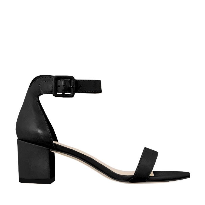 Nude Footwear - ALEXAS  Black Leather