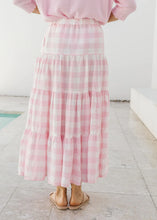Load image into Gallery viewer, Goondiwindi Cotton - Amelia Skirt Pale Pink Gingham
