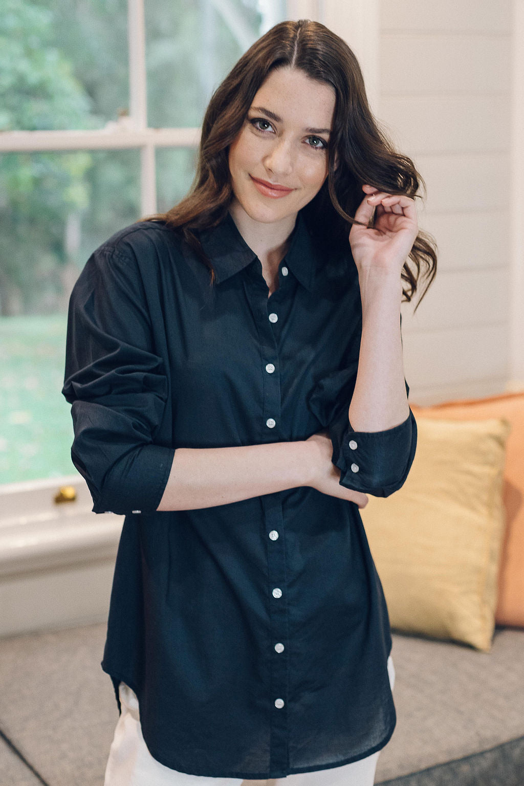 cloth + paper + scissors - Navy Shirt