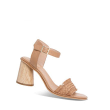 Load image into Gallery viewer, Nude Footwear - HENNA NATURAL/RAFFIA
