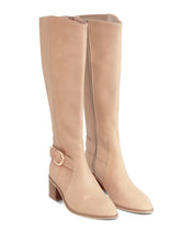 Load image into Gallery viewer, Nude Footwear - Nyla Natural 6cm Knee-high Boot
