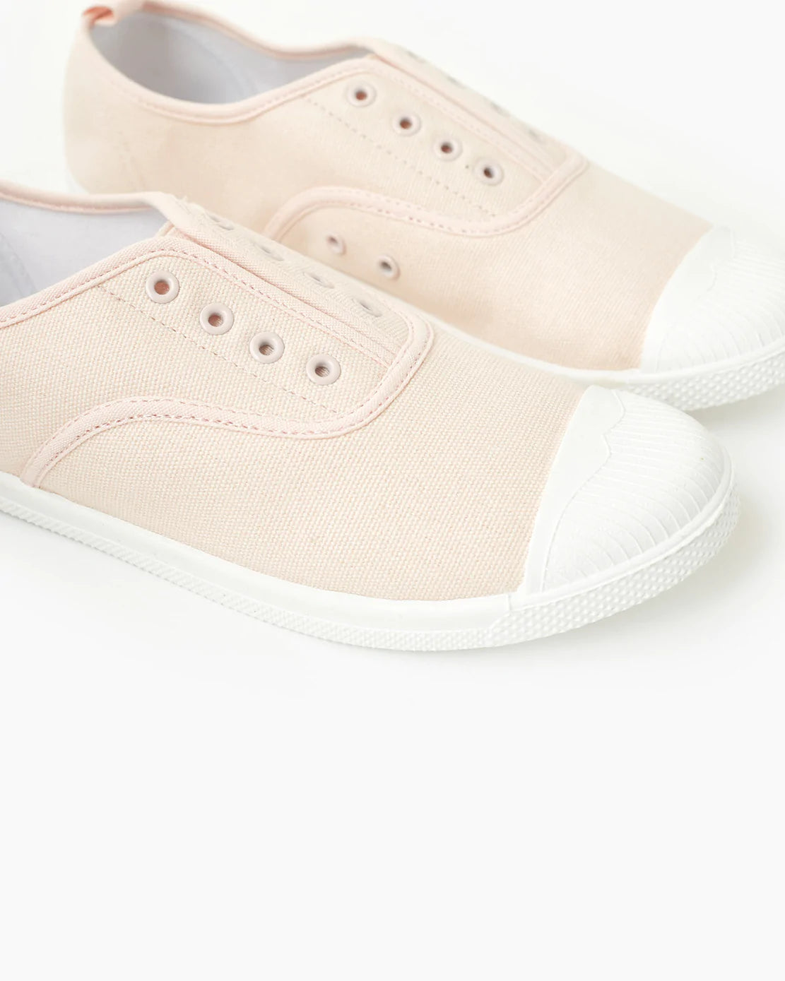 WALNUT - Euro Canvas Plimsole - Rose